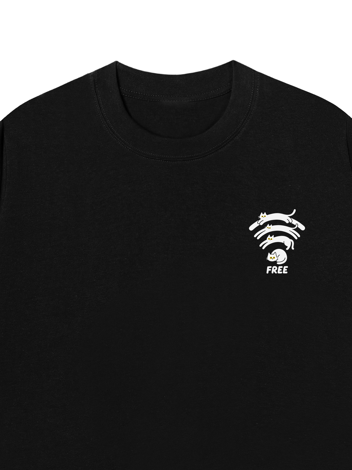 Áo Thun Relaxed Fit Wifi Meow