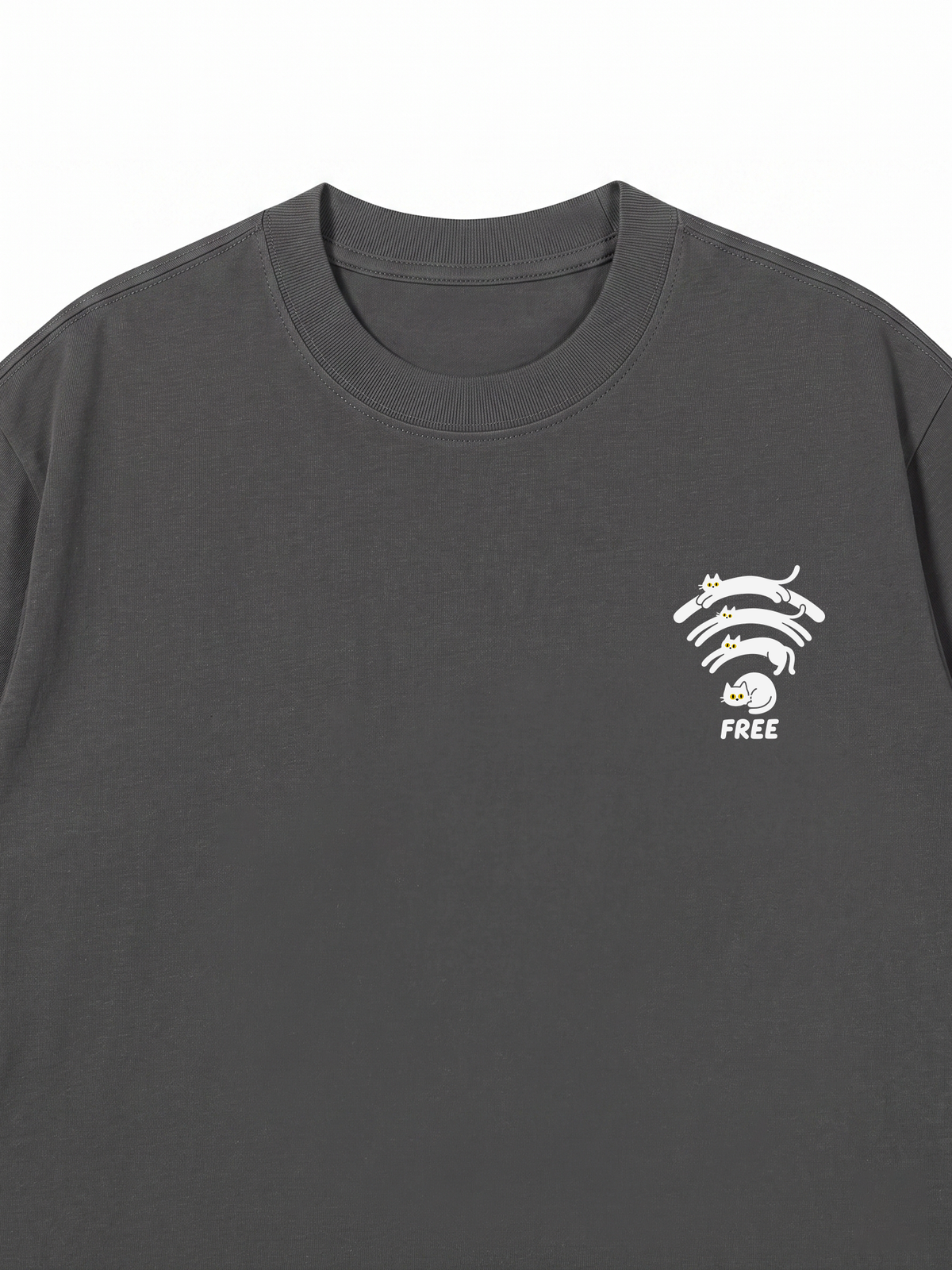 Áo Thun Relaxed Fit Wifi Meow