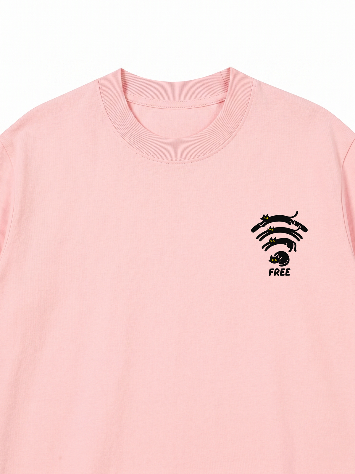 Áo Thun Relaxed Fit Wifi Meow