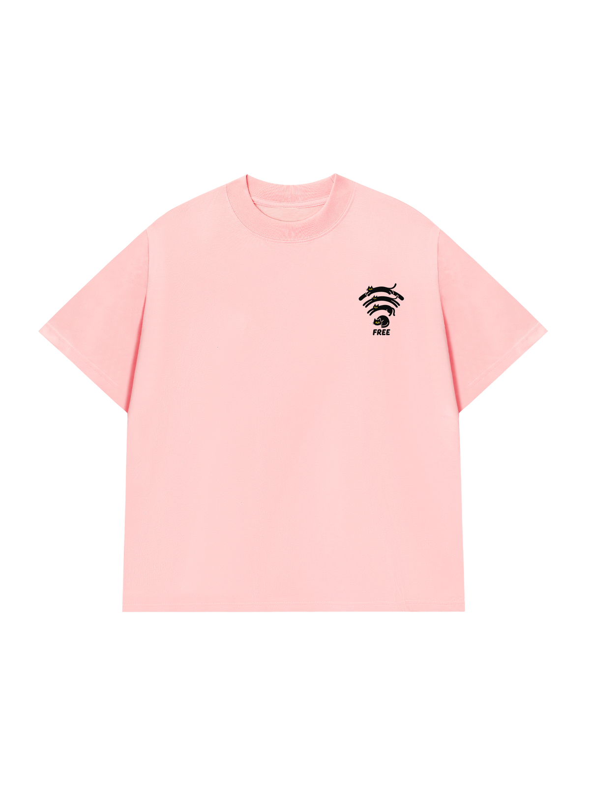 Áo Thun Relaxed Fit Wifi Meow