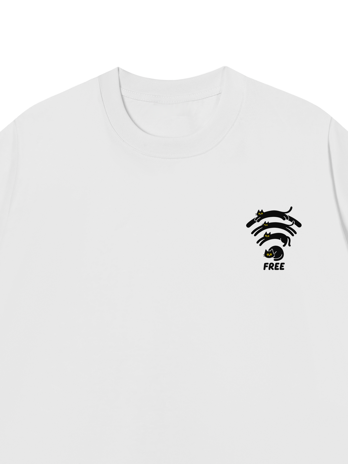 Áo Thun Relaxed Fit Wifi Meow