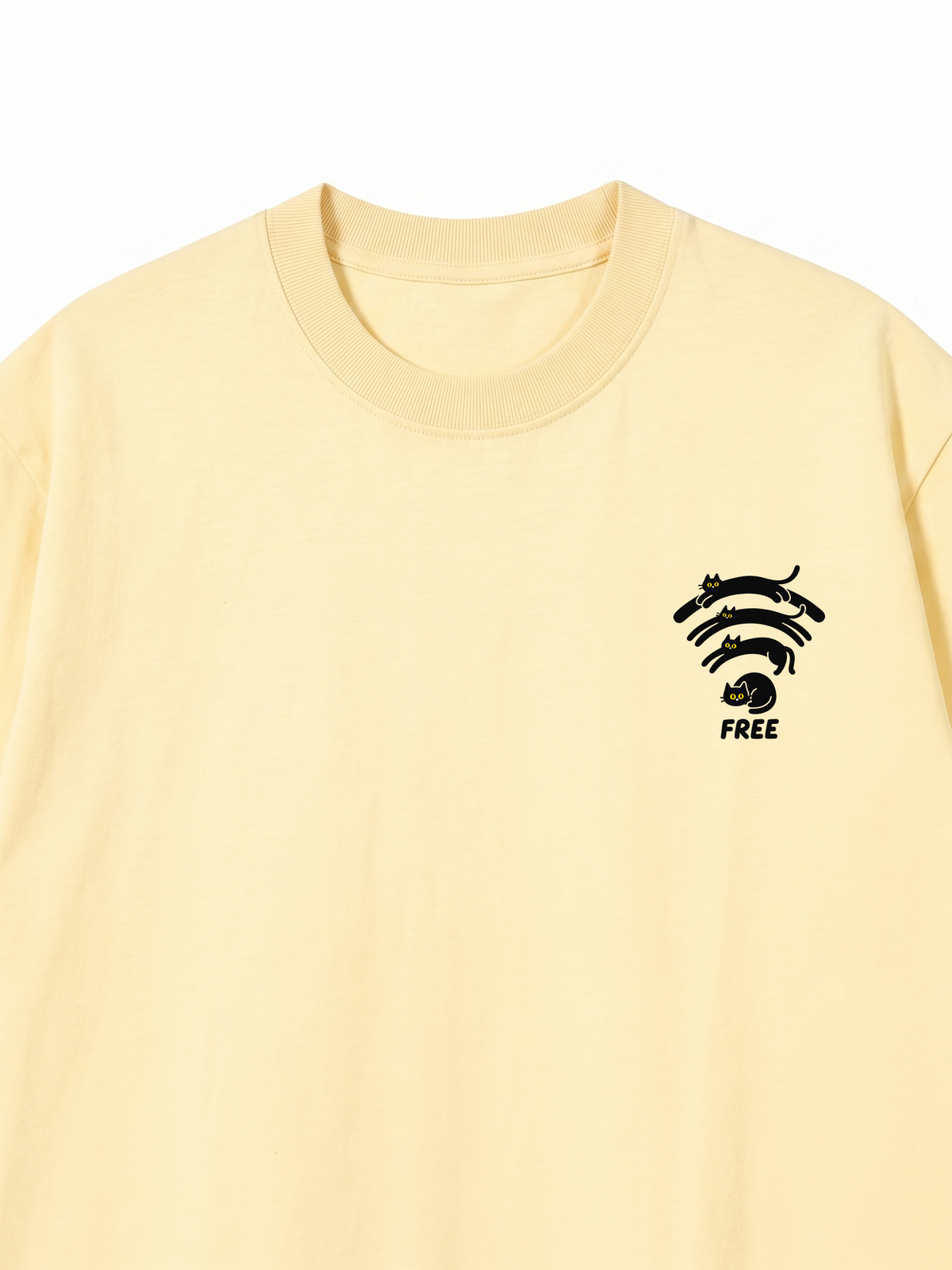 Áo Thun Relaxed Fit Wifi Meow