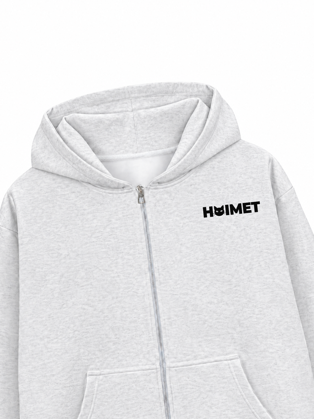 Áo Hoodie Zip Nỉ Hai Da Để Cho Mèo Ngủ