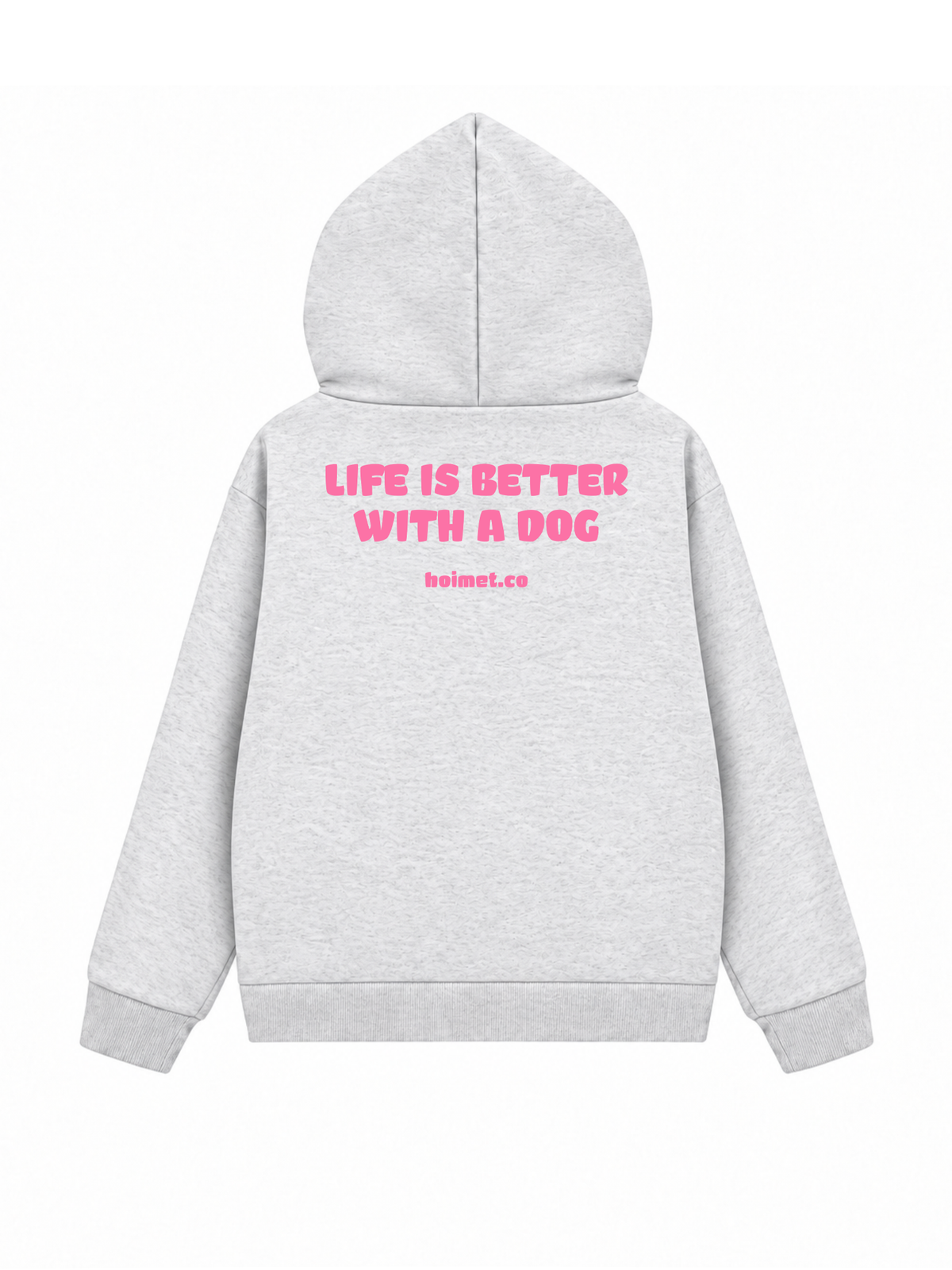 Áo Hoodie Zip Nỉ Hai Da Life Is Better With A Dog