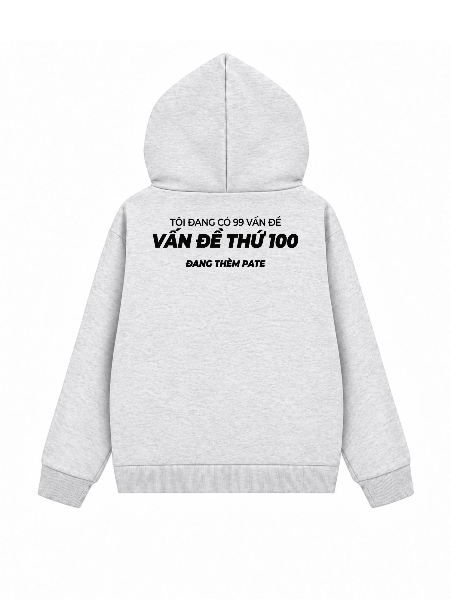 Áo Hoodie Zip Nỉ Hai Da Vấn Đề Thứ 100