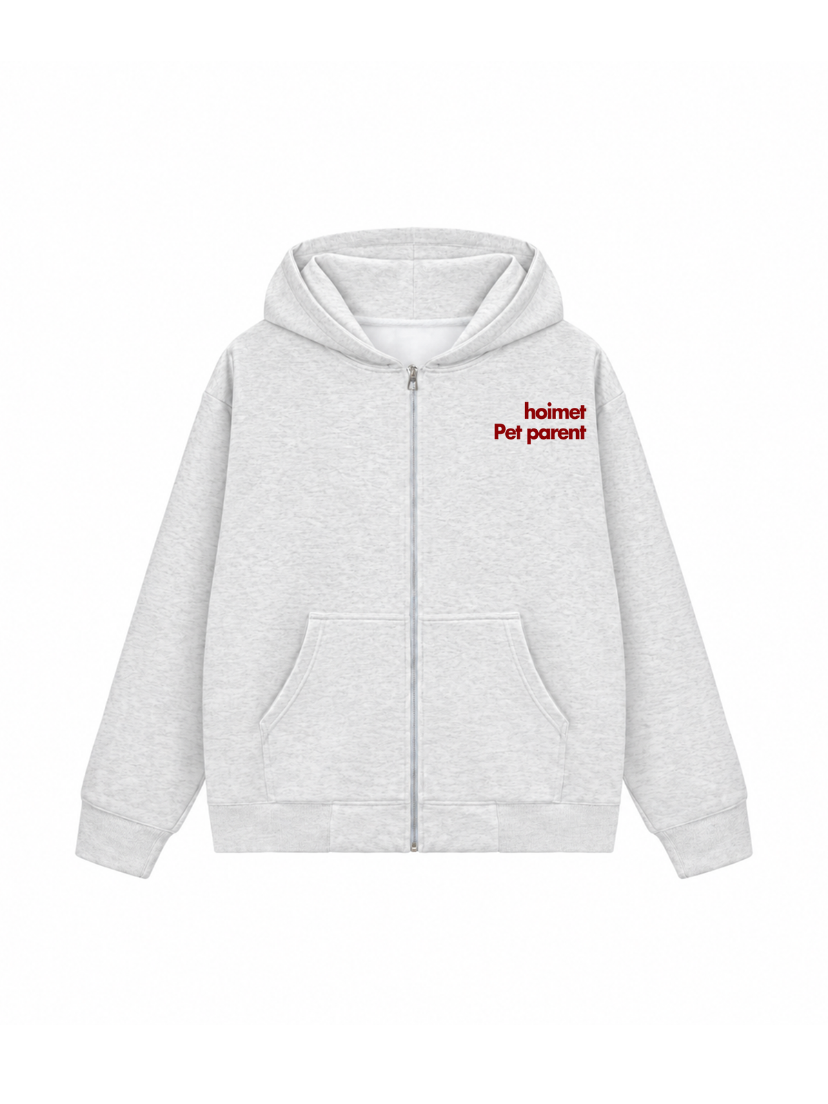 Áo Hoodie Zip Nỉ Hai Da Hướng Ngoại Với Thú Cưng