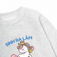 Áo Sweater Nỉ Hai Da Công Chúa Làm Công Ăn Lương
