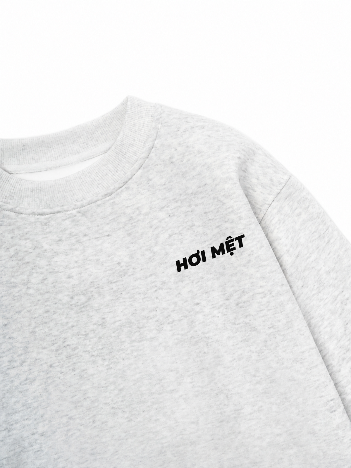 Áo Sweater Nỉ Hai Da Sống Nay Stress Mai
