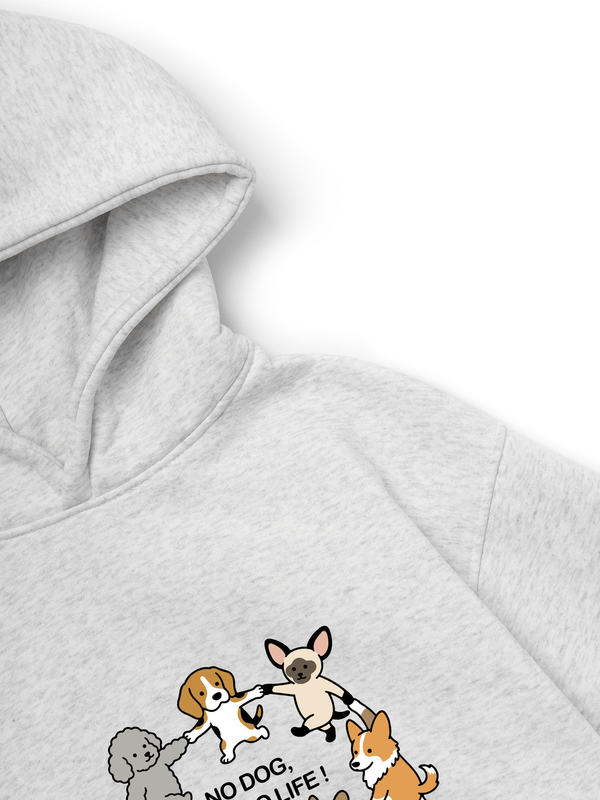 Áo Hoodie Nỉ Hai Da No Dog No Life