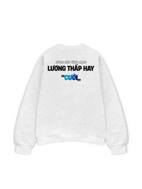 Áo Sweater Nỉ Hai Da Lương Thấp Hay Cười