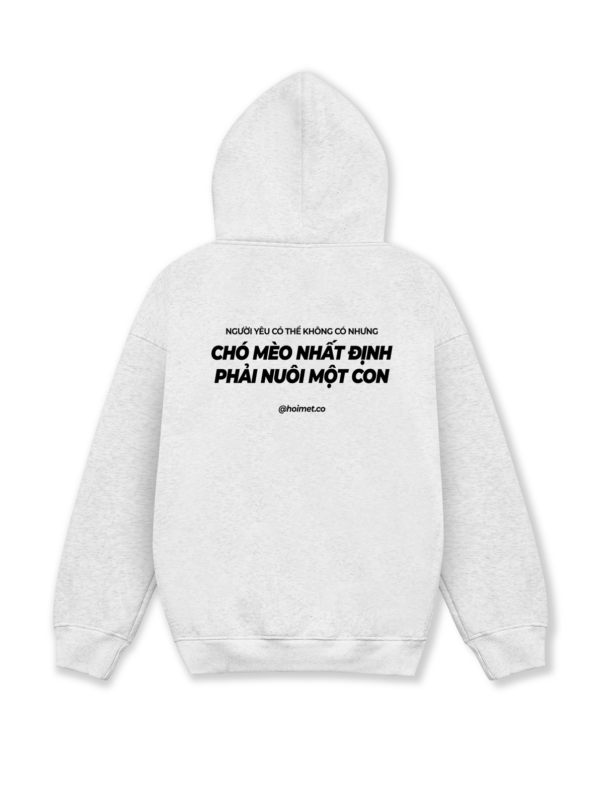 Áo Hoodie Nỉ Hai Da Phải Nuôi Chó Mèo