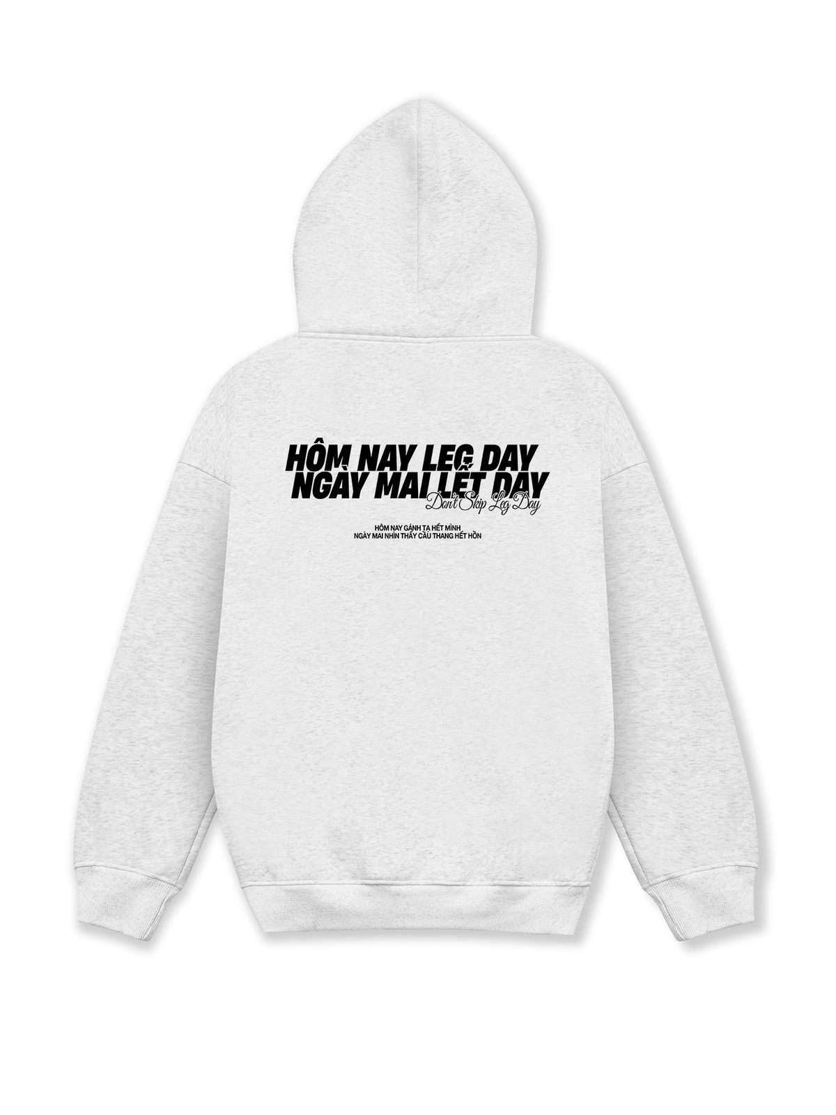 Áo Hoodie Nỉ Hai Da Lết Day