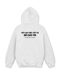 Áo Hoodie Nỉ Hai Da Chó Tôi Sống Tốt Đẹp Hơn