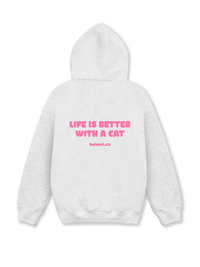 Áo Hoodie Nỉ Hai Da Life Is Better With A Cat