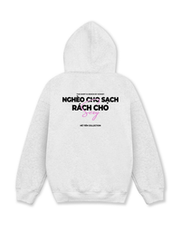 Áo Hoodie Nỉ Hai Da Nghèo Cho Sạch