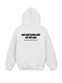 Áo Hoodie Nỉ Hai Da Khó Khăn Hãy Kể Với Chó
