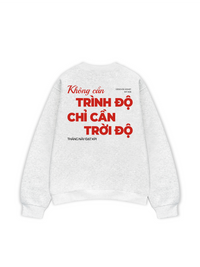 Áo Sweater Nỉ Hai Da Không Cần Trình Độ