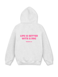 Áo Hoodie Nỉ Hai Da Life Is Better With A Dog