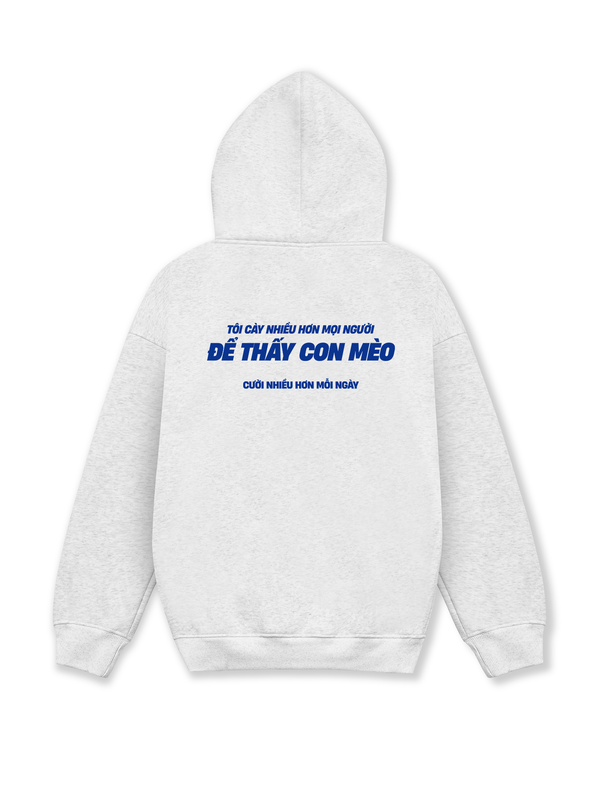 Áo Hoodie Nỉ Hai Da Mèo Cười Nhiều Hơn