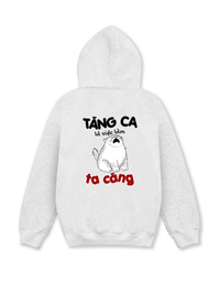 Áo Hoodie Nỉ Hai Da Tăng Ca