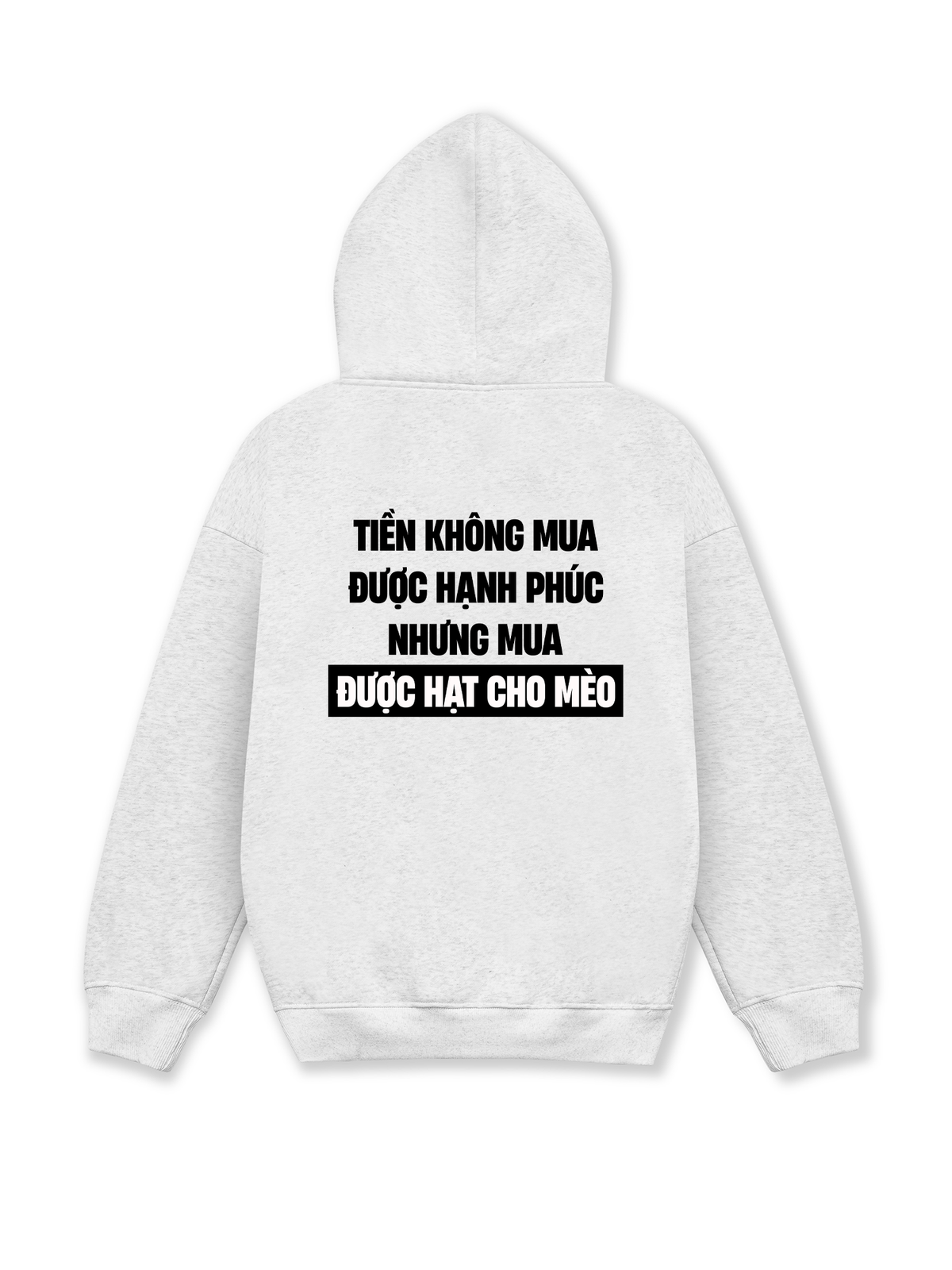 Áo Hoodie Nỉ Hai Da Tiền Mua Được Hạt Cho Mèo