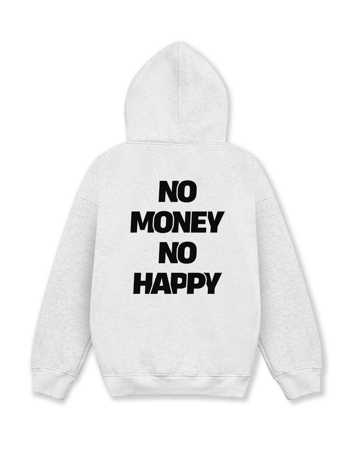 Áo Hoodie Nỉ Hai Da No Money No Happy
