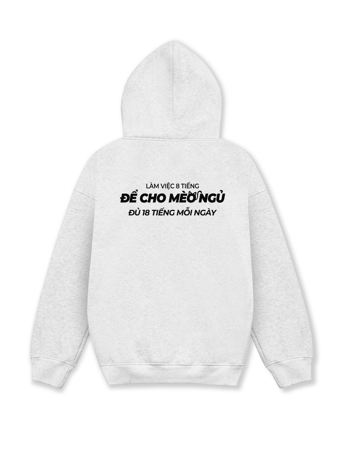 Áo Hoodie Nỉ Hai Da Để Cho Mèo Ngủ