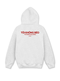 Áo Hoodie Nỉ Hai Da Tôi Không Béo