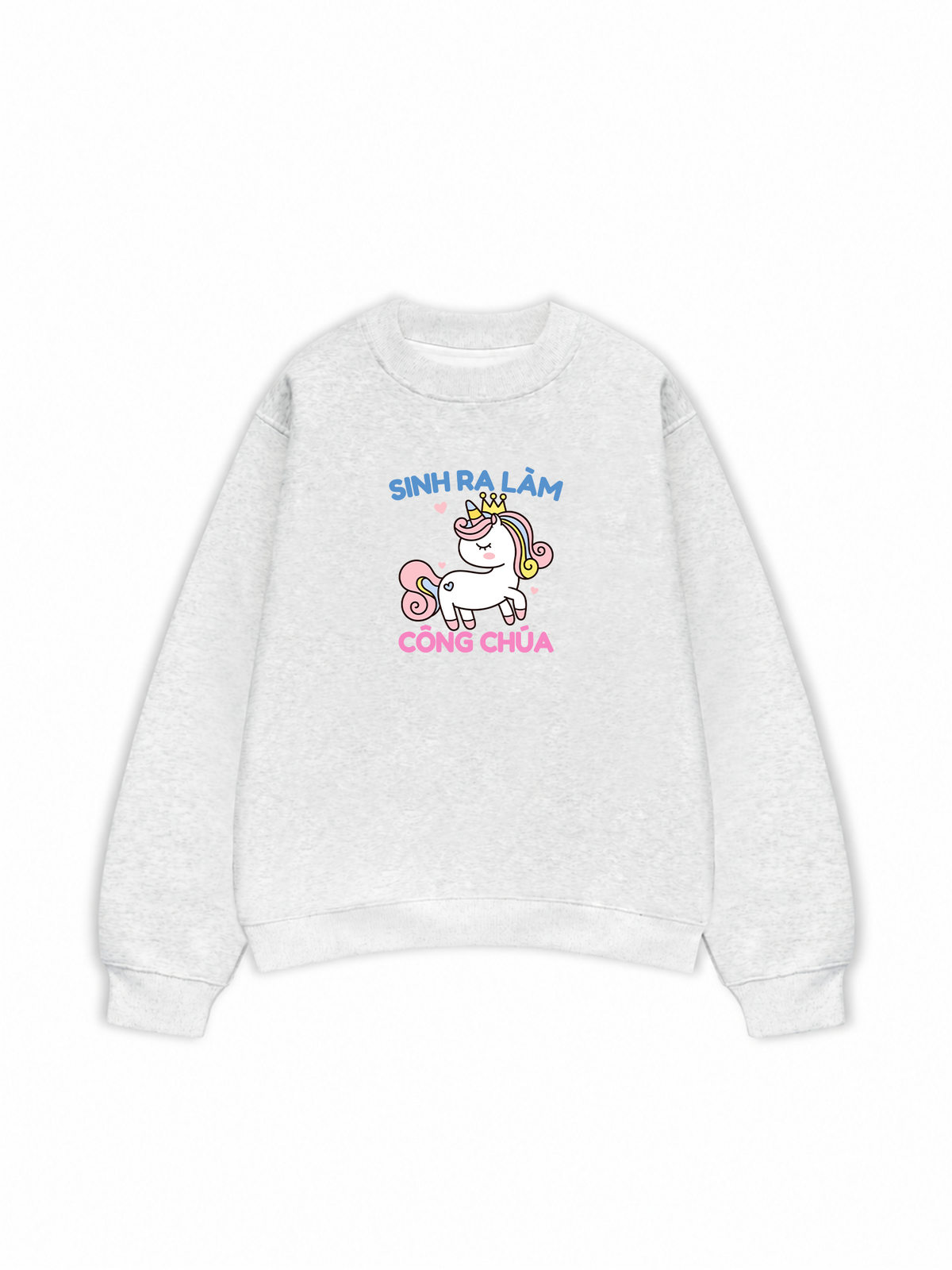 Áo Sweater Nỉ Hai Da Công Chúa Làm Công Ăn Lương