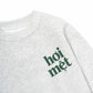 Áo Sweater Nỉ Hai Da Monday Pilates & Matcha