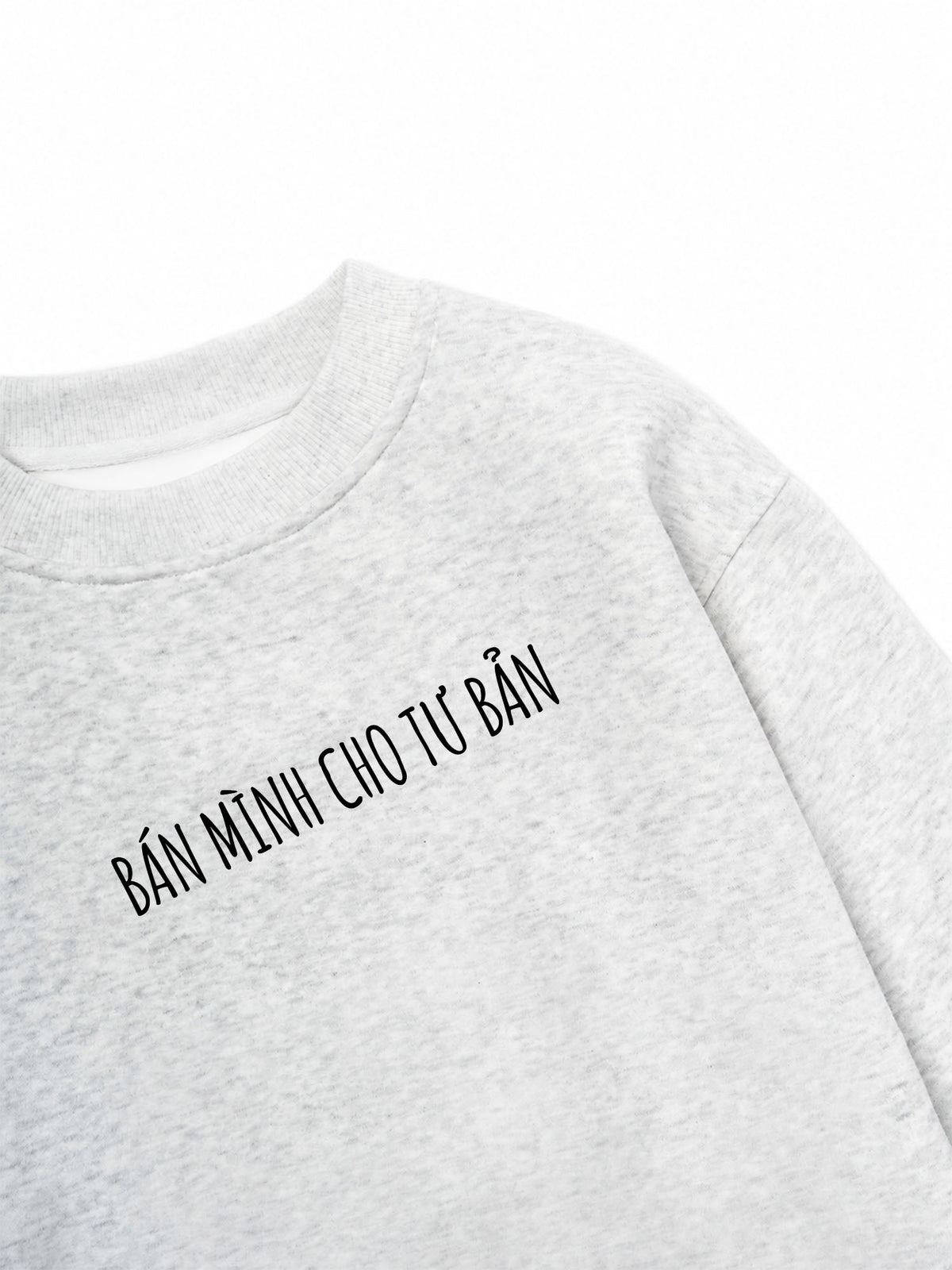 Áo Sweater Nỉ Hai Da Bán Mình Cho Tư Bản