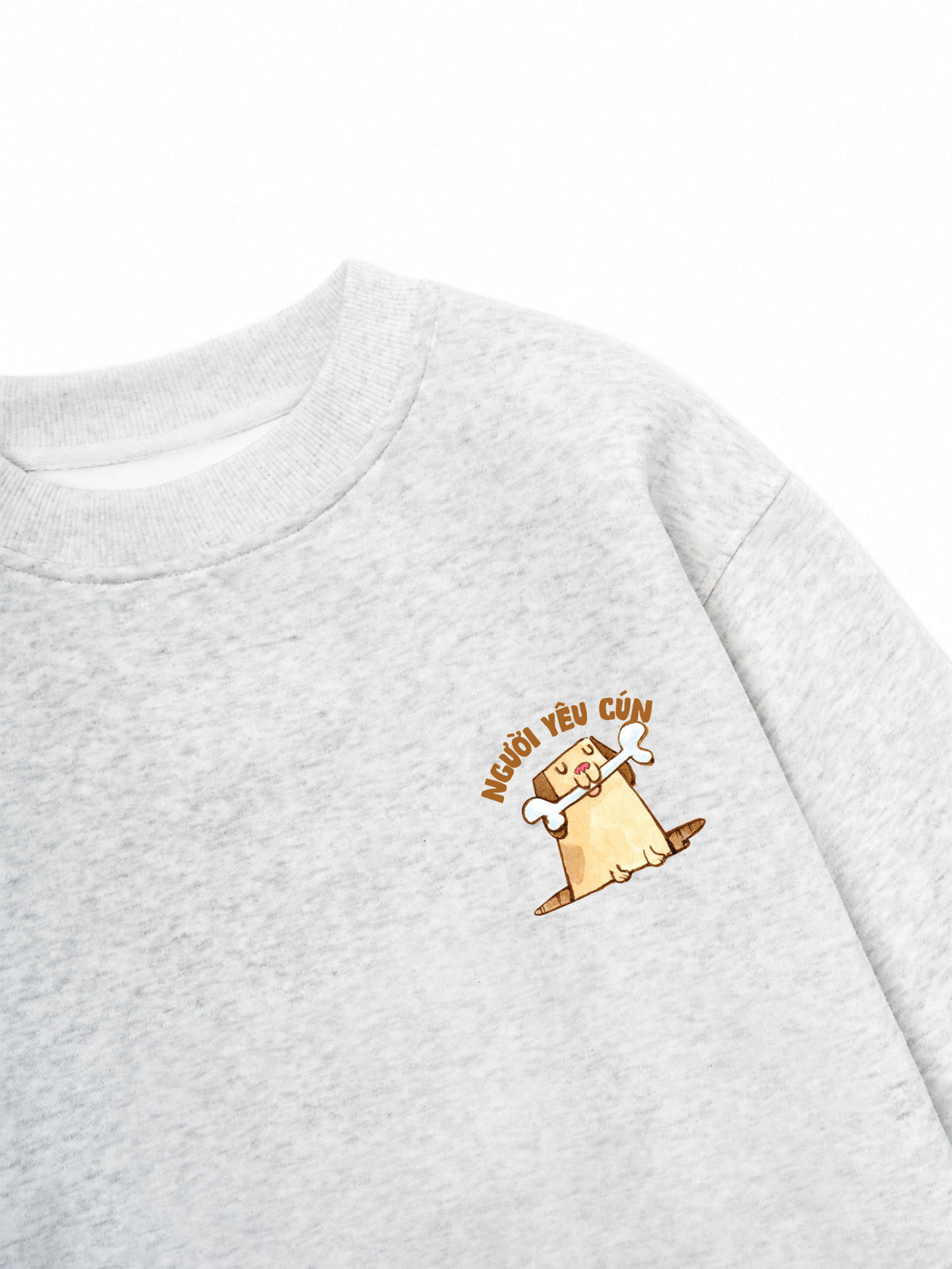 Áo Sweater Nỉ Hai Da Người Yêu Cún
