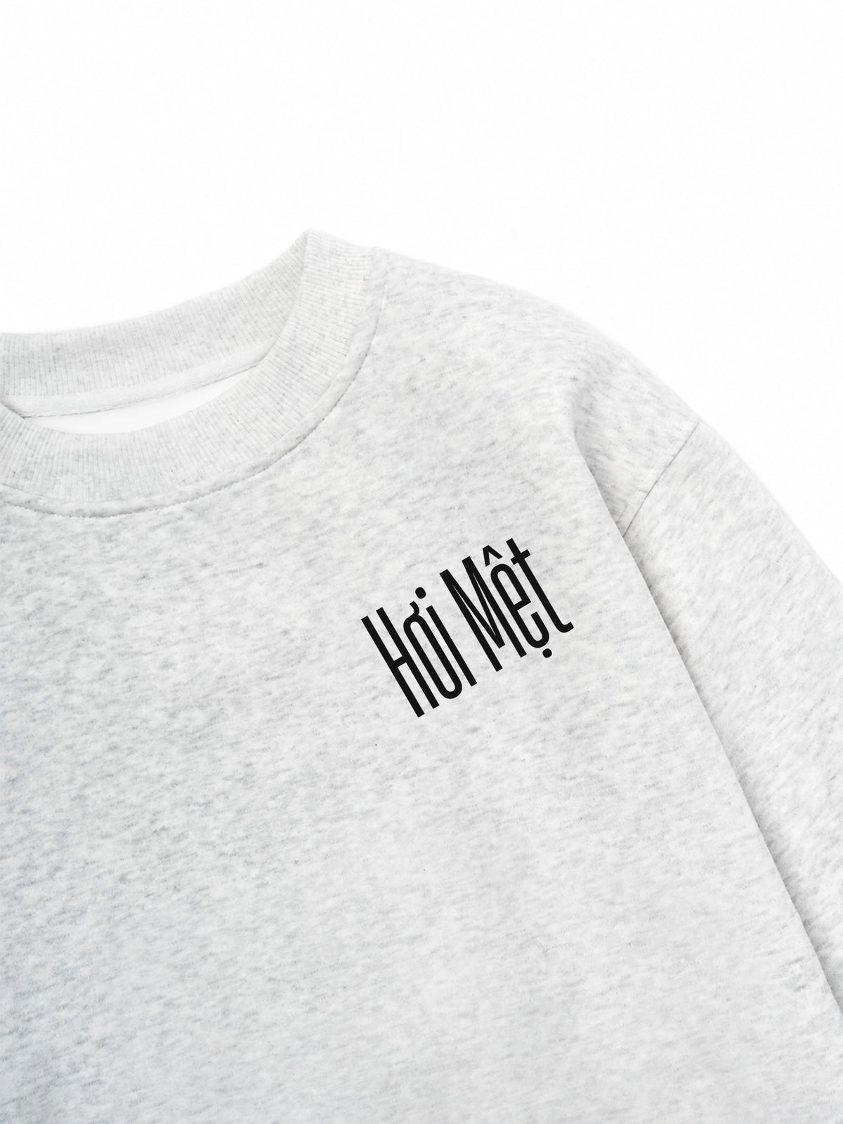 Áo Sweater Nỉ Hai Da Chỉ Gánh Mồi
