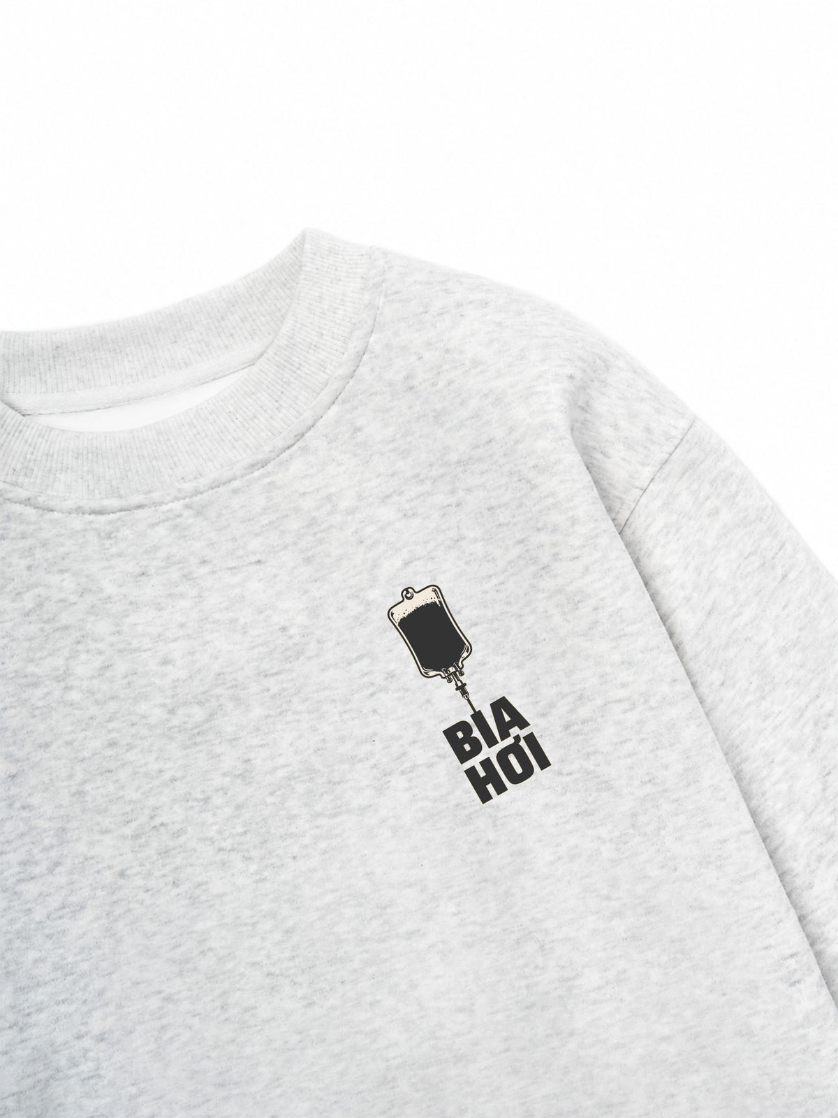 Áo Sweater Nỉ Hai Da Blood Type Is Bia Hơi