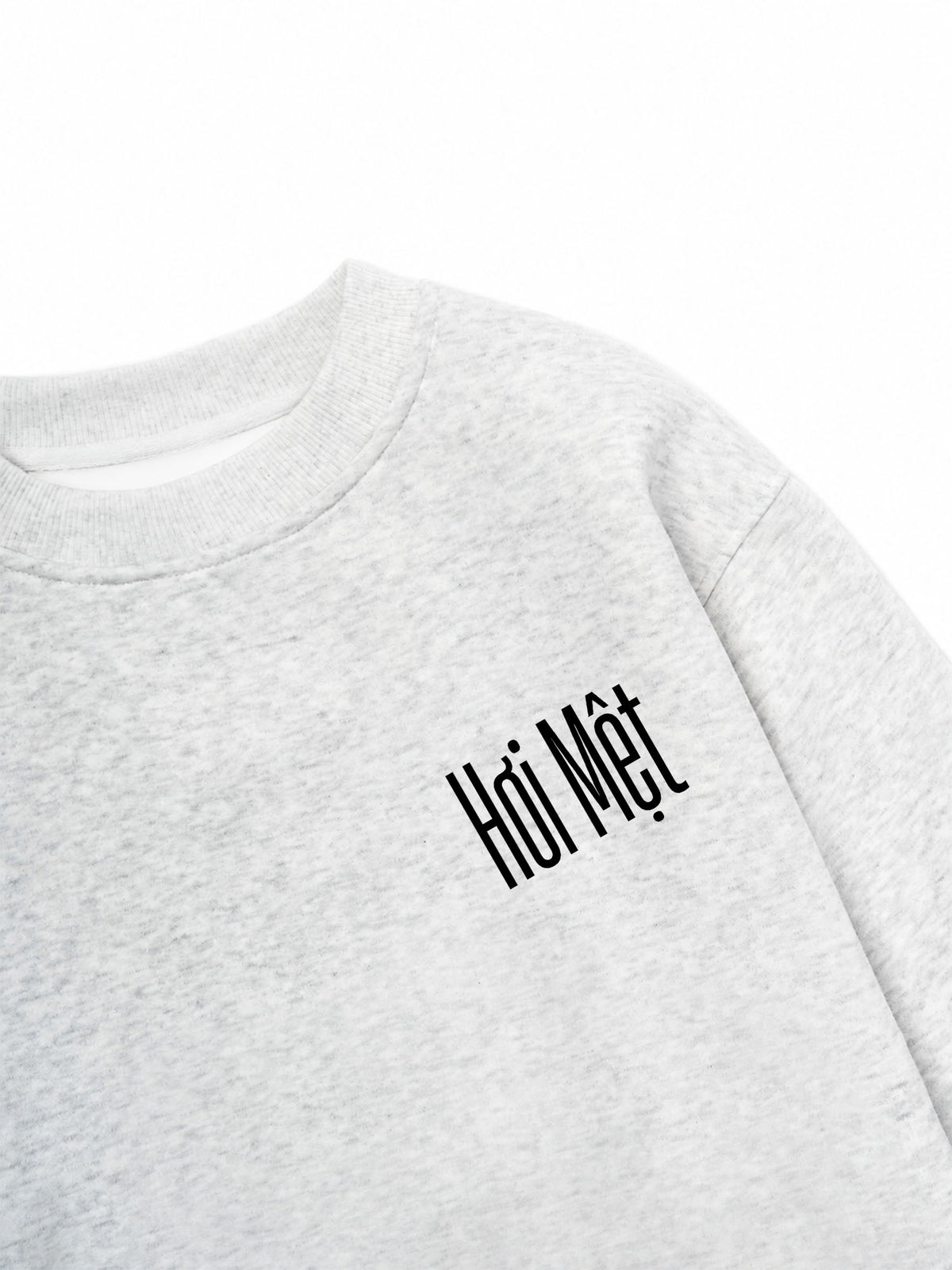 Áo Sweater Nỉ Hai Da Tôi Làm Việc Vất Vả
