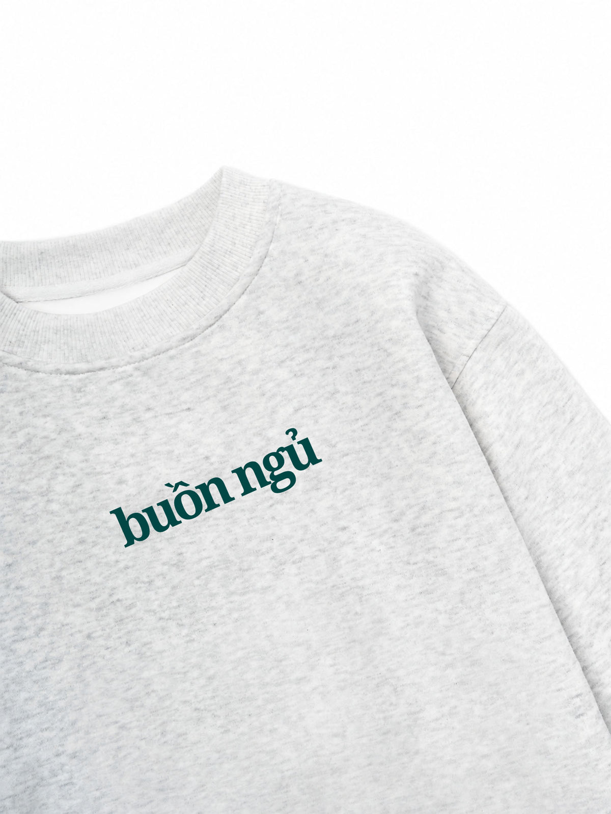 Áo Sweater Nỉ Hai Da Buồn Ngủ