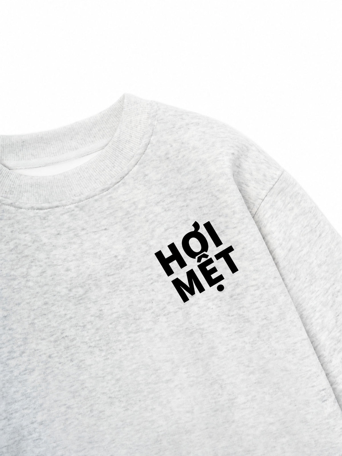 Áo Sweater Nỉ Hai Da Tư Tưởng Không Thông