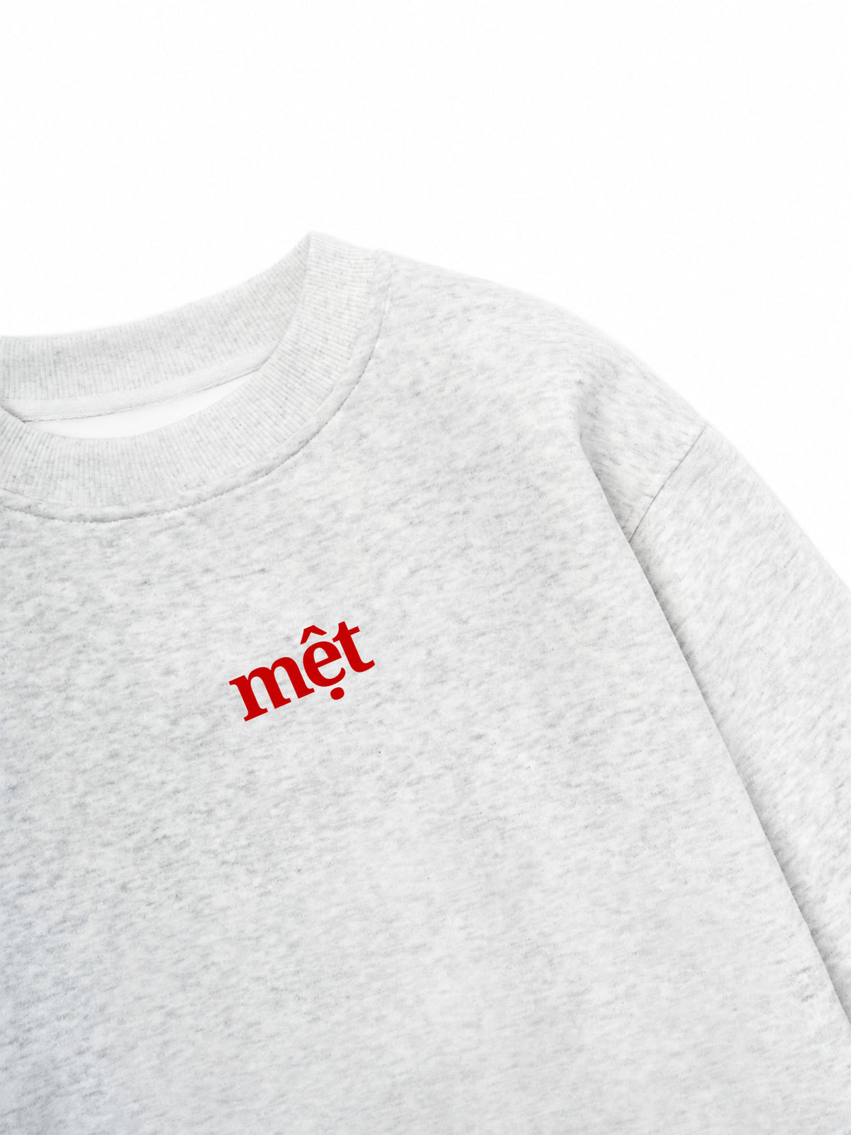 Áo Sweater Nỉ Hai Da Mệt