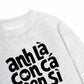 Áo Sweater Nỉ Hai Da Cá Đen Xì