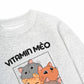 Áo Sweater Nỉ Hai Da Vitamin Mèo