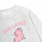 Áo Sweater Nỉ Hai Da Piglates