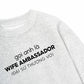 Áo Sweater Nỉ Hai Da Đại Sứ Thương Vợ