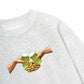 Áo Sweater Nỉ Hai Da Đồng Bia
