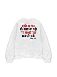 Áo Sweater Nỉ Hai Da Chốn Xa Hoa