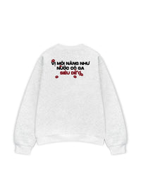 Áo Sweater Nỉ Hai Da  Vị Môi Nàng