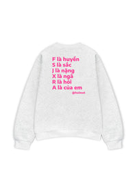 Áo Sweater Nỉ Hai Da A Là Của Em