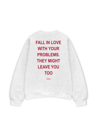 Áo Sweater Nỉ Hai Da Fall In Love With Your Problems
