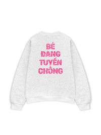 Áo Sweater Nỉ Hai Da Bé Đang Tuyển Chồng