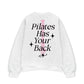 Áo Sweater Nỉ Hai Da Pilates Has Your Back
