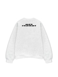Áo Sweater Nỉ Hai Da Anh Mê Tôi